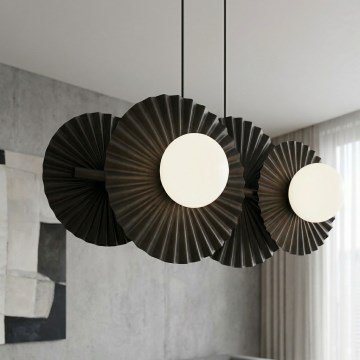 Hängeleuchte mit Kabelaufhängung UMBRA 4xG9/8W/230V schwarz