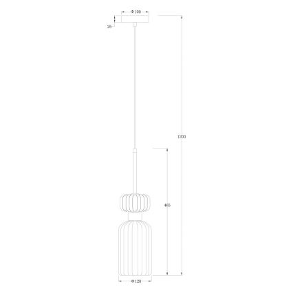 Hängeleuchte MOLLY 1xE14/40W/230V d 12 cm golden/rosa/blau