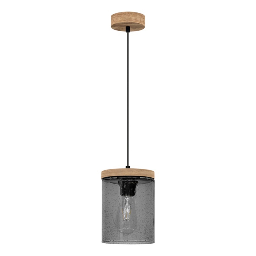 Hängeleuchte MONSUN 1xE27/60W/230V Kiefer