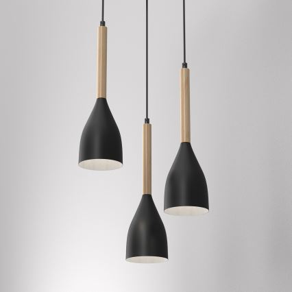 Hängeleuchte MUZA 3xE27/60W/230V rund