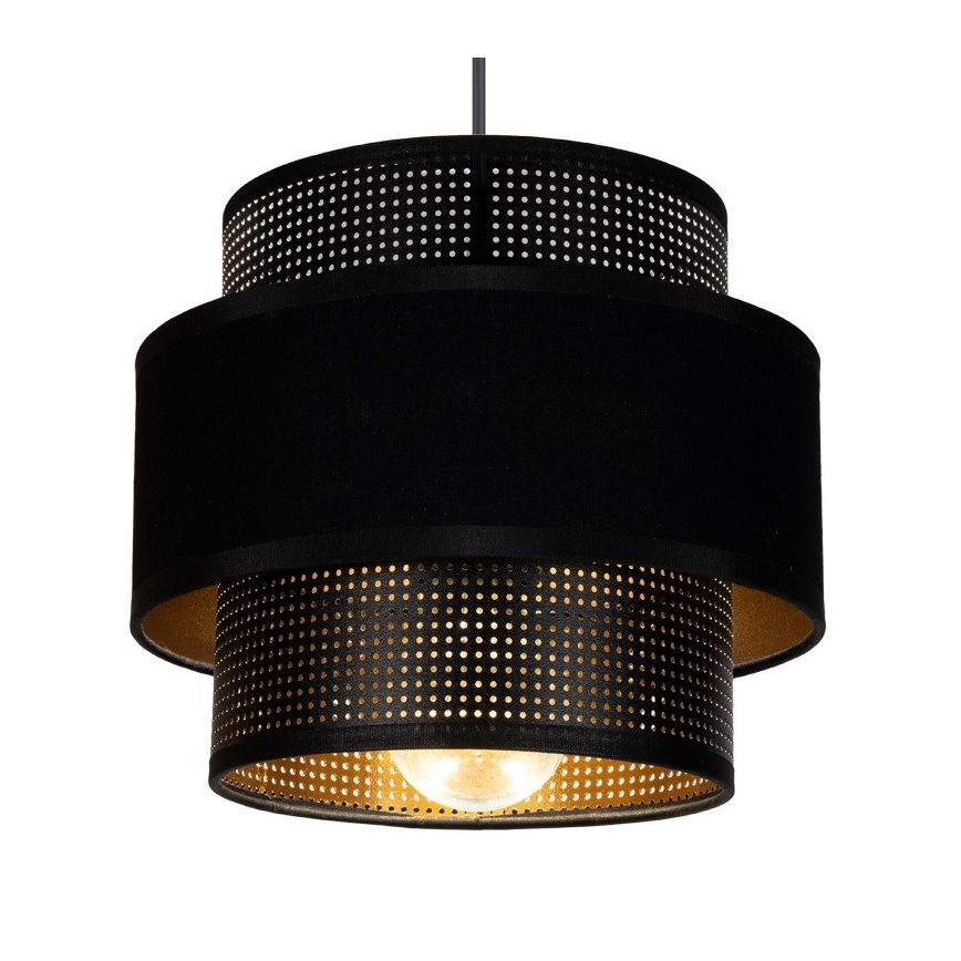 Hängeleuchte NESS 2xE27/60W/230V Spinne schwarz