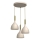 Hängeleuchte NOAK 3xE27/15W/230V beige/golden
