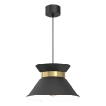 Hängeleuchte NORGE 1xE27/15W/230V schwarz/golden
