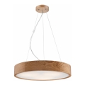Hängeleuchte OAK 3xE27/60W/230V Eiche ø 47,5 cm