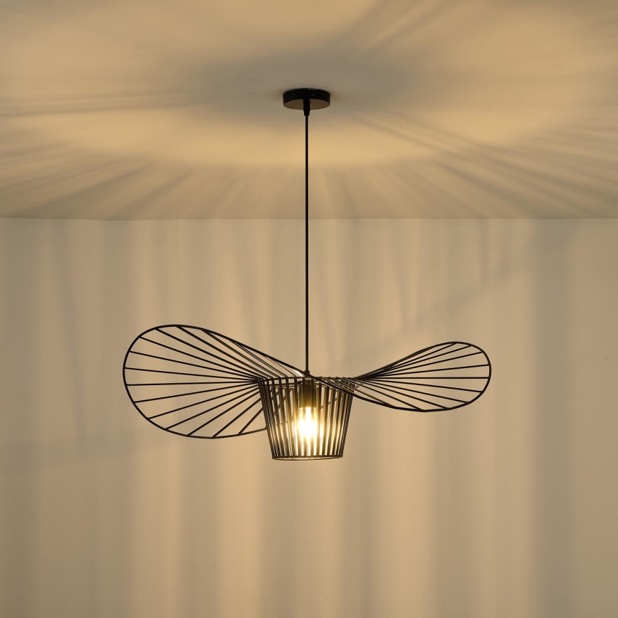 Hängeleuchte OGGI 1xE27/40W/230V d 80 cm schwarz