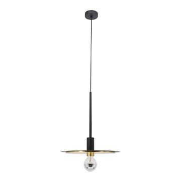 Hängeleuchte PENY 1xE27/11W/230V schwarz/gold