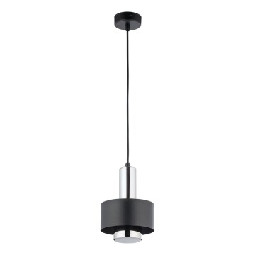 Hängeleuchte RIF LUX 1xGX53/12W/230V d 15 cm schwarz/glänzendes Chrom