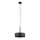 Hängeleuchte RIF LUX 1xGX53/12W/230V d 25 cm schwarz/glänzendes Chrom