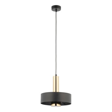 Hängeleuchte RIF LUX 1xGX53/12W/230V d 25 cm schwarz/golden