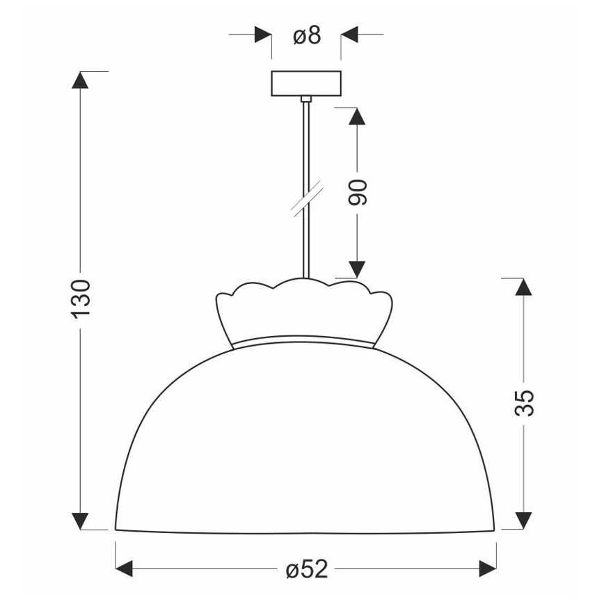 Hängeleuchte ROSSINI 1xE27/40W/230V