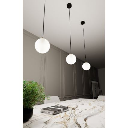 Hängeleuchte ROYAL 1xE14/10W/230V d 14 cm schwarz