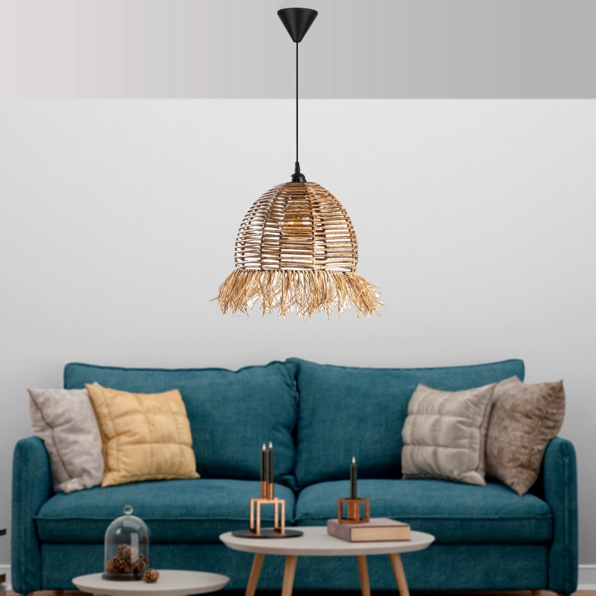 Hängeleuchte RUYO 1xE27/40W/230V, braun