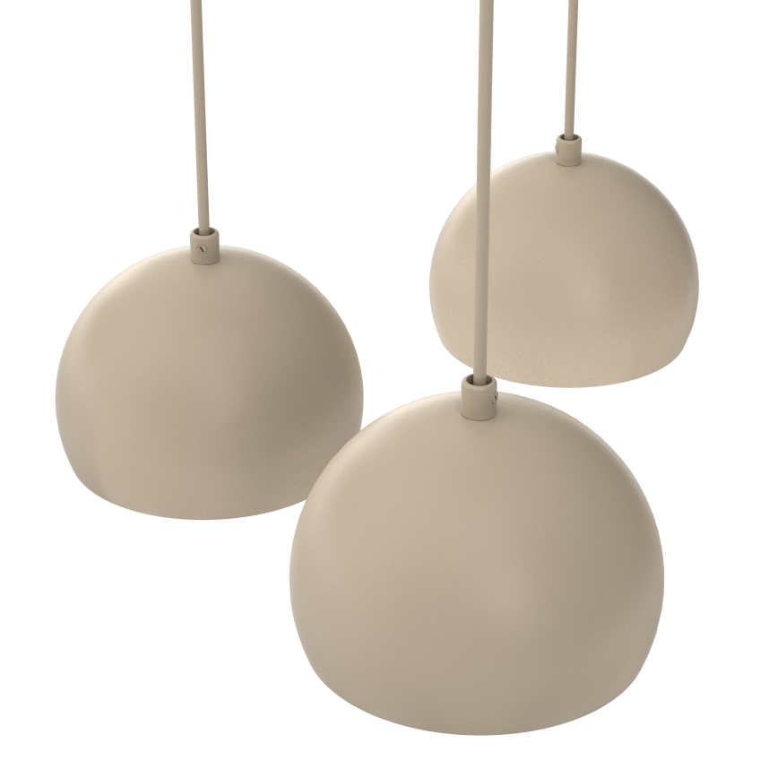 Hängeleuchte SOOL 5xE27/15W/230V, beige
