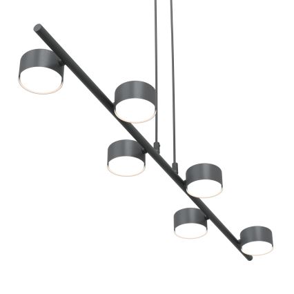 Hängeleuchte SORA 6xGX53/12W/230V schwarz