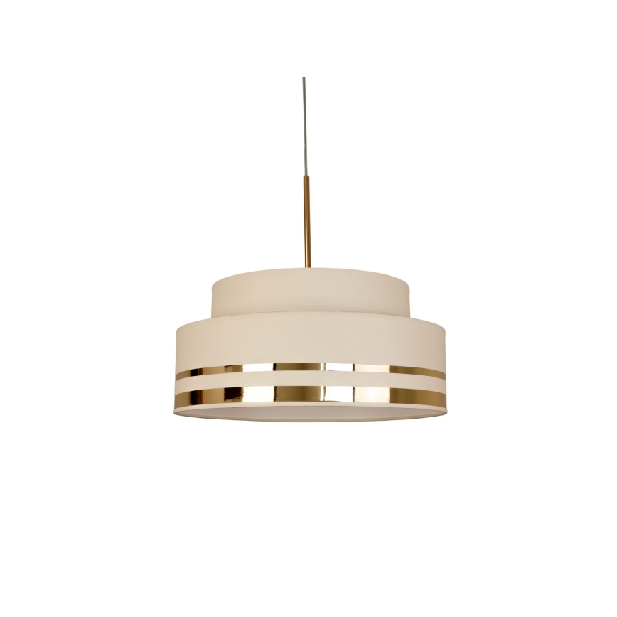 Hängeleuchte TAMI 1xE27/60W/230V beige/golden