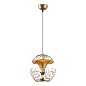 Hängeleuchte TELMANDER 1xE27/40W/230V golden