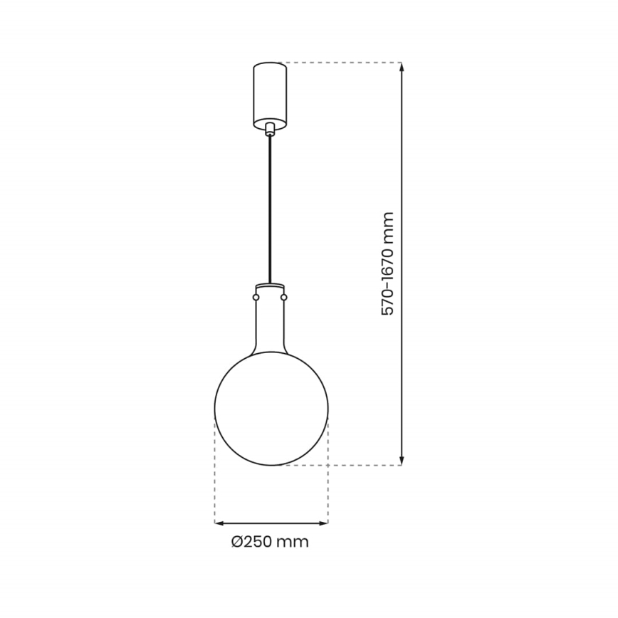 Hängeleuchte TORONTO 1xGU10/8W/230V glänzendes Chrom