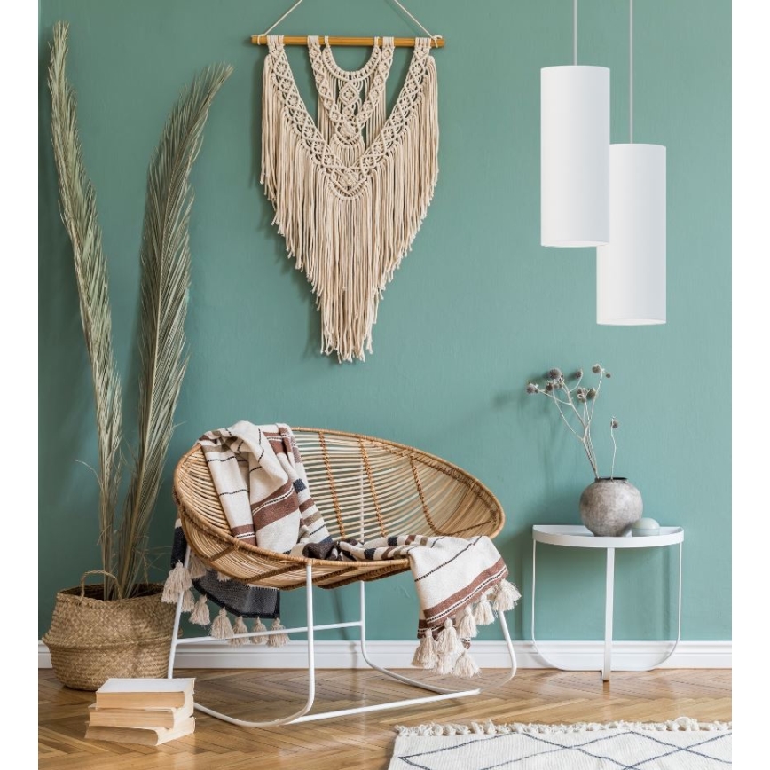 Hängeleuchte ZIK 1xE27/40W/230V weiß