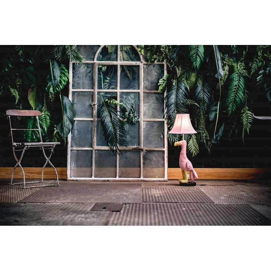 Happy Lamps - Lampadaire enfant MINGO LED/5,4W/230V flamand rose