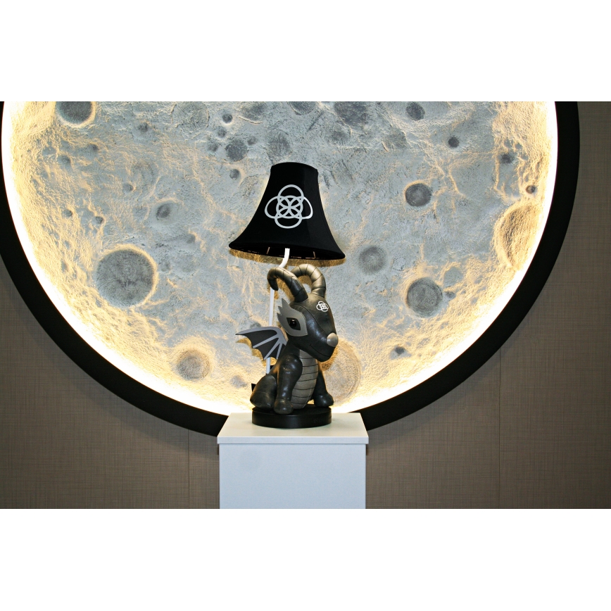 Happy Lamps - Lampe de table enfant BLACK DRAGOON LED/5,4W/230V dragon