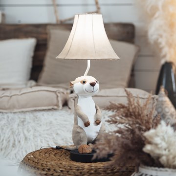 Happy Lamps - Lampe de table enfant EDDIE LED/5,4W/230V suricate