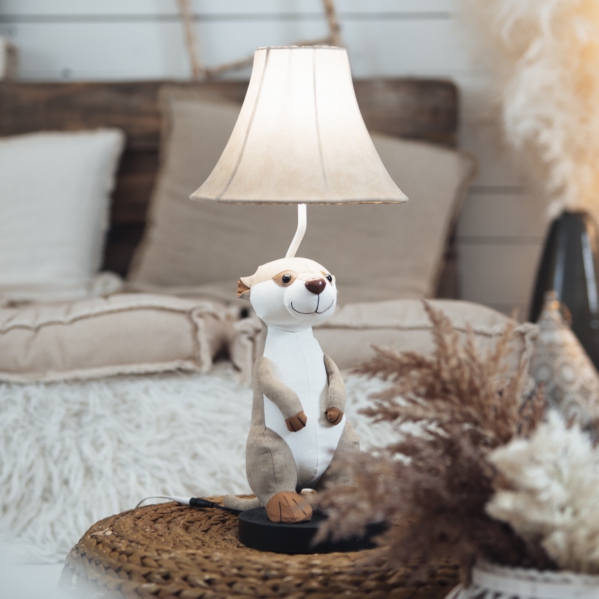 Happy Lamps - Lampe de table enfant EDDIE LED/5,4W/230V suricate