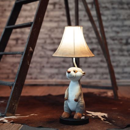 Happy Lamps - Lampe de table enfant EDDIE LED/5,4W/230V suricate