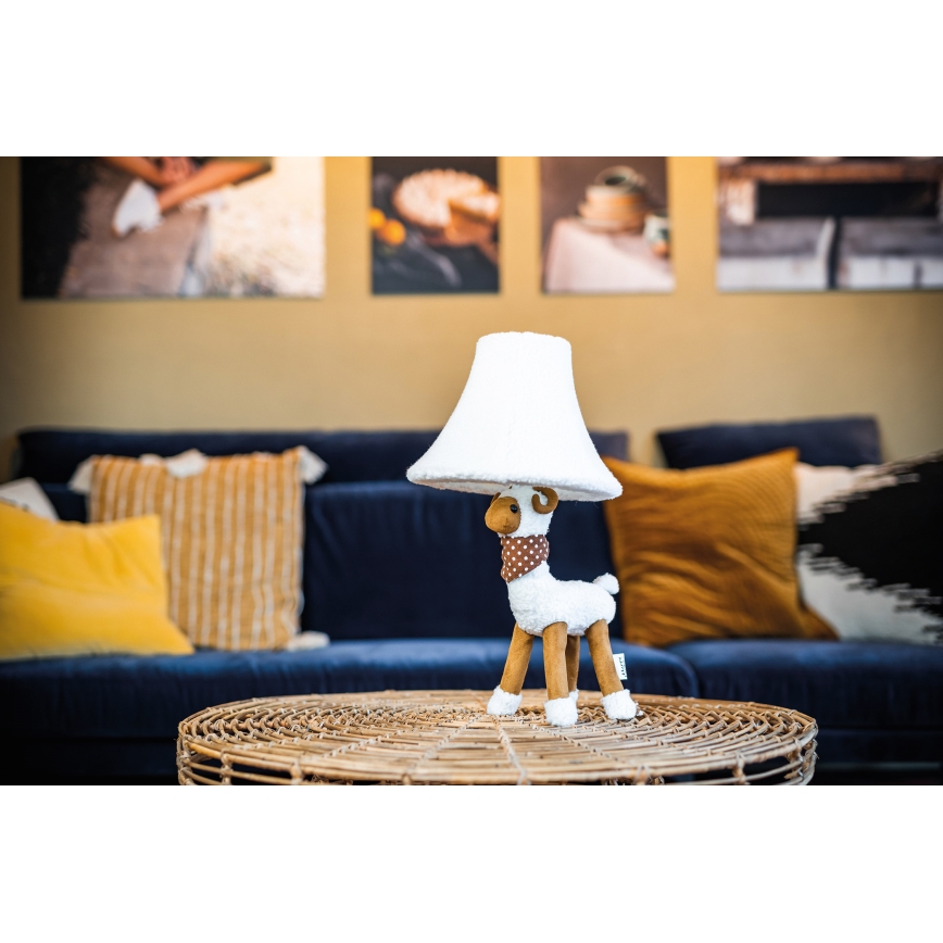 Happy Lamps - Lampe de table enfant WOLLE LED/5,4W/230V mouton