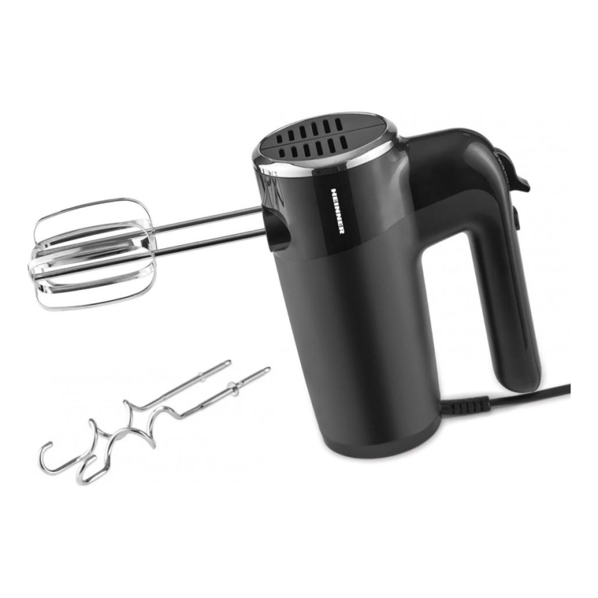Heinner HM-300BK - Batteur à main 300 W / 230 V, noir