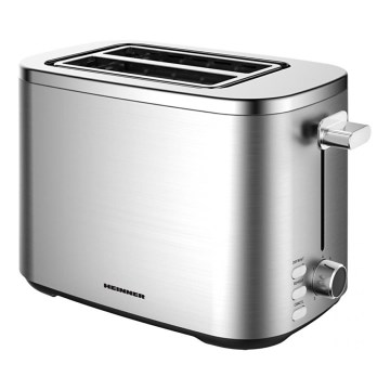 Heinner HTP-800SS - Toaster mit zwei Schlitzen 800W/230V aus Edelstahl