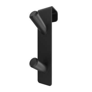 Heizkörperhaken INOX Edelstahl/schwarz