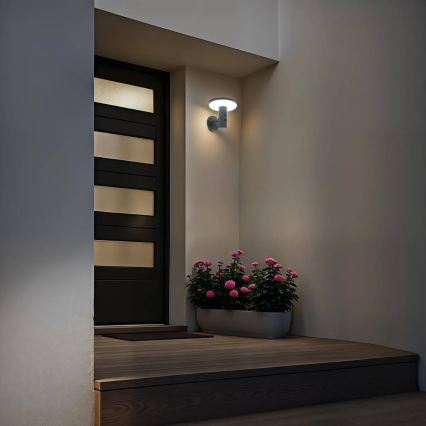 Hesperide - Lampe murale solaire LED avec détecteur de mouvement DETEKT LED/3,7V 2600 mAh IP65