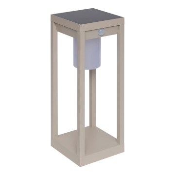 Hesperide - LED-Solarlaterne mit Bewegungssensor PIKY LED/3,7V 2600 mAh 40 cm IP65 beige