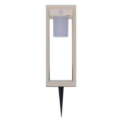 Hesperide - LED-Solarlaterne mit Bewegungssensor PIKY LED/3,7V 2600 mAh 40 cm IP65 beige