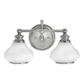 Hinkley - Applique murale salle de bain LED AINSLEY 2xG9/3W/230V IP44 chrome mat