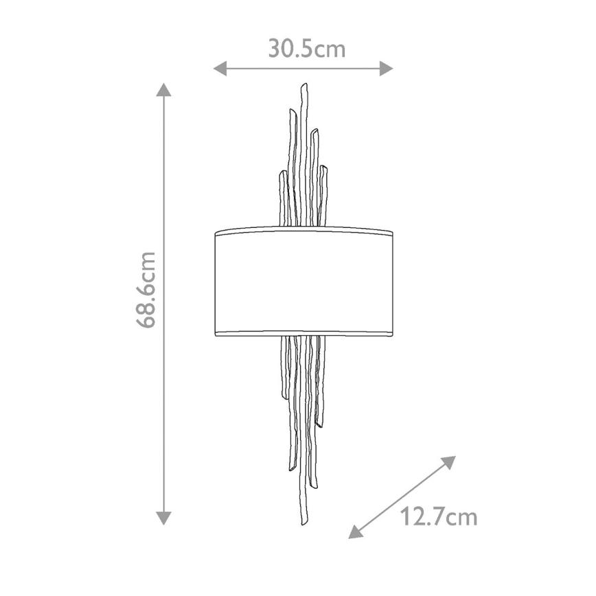 Hinkley - Applique SPYRE 2xE14/60W/230V