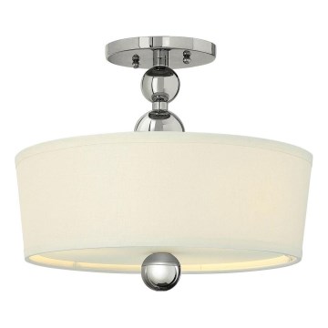 Hinkley - Aufgesetzte Deckenleuchte ZELDA 3xE27/60W/230V, glänzender Chrom