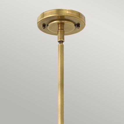 Hinkley - Lampadario a sospensione con supporto rigido AMELIA 1xE27/60W/230V ottone