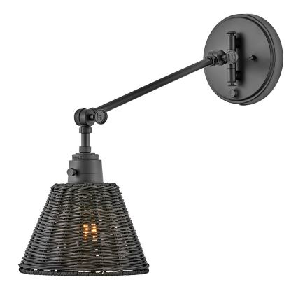 Hinkley - Faretto da parete ARTI 1xE27/60W/230V nero