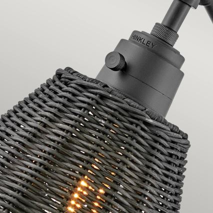 Hinkley - Wandspot ARTI 1xE27/60W/230V schwarz