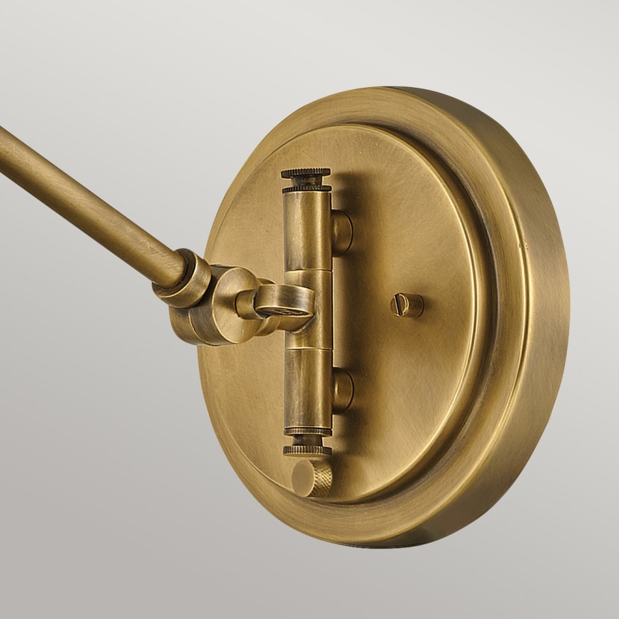 Hinkley - Spot mural ARTI 1xE27/60W/230V doré/marron