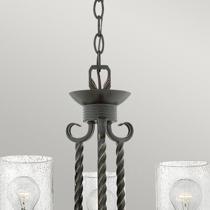 Hinkley - Lampadario a sospensione con catena CASA 3xE27/60W/230V