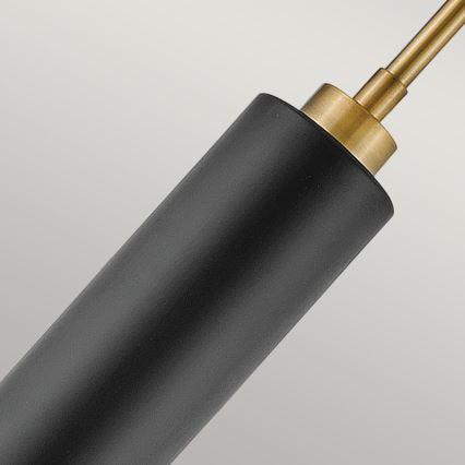 Hinkley - Lampadario su asta CEDRIC 2xE27/60W/230V Ø 33 cm oro/nero