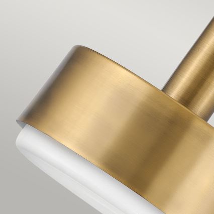 Hinkley - Lampadario a sospensione con supporto rigido CEDRIC 2xE27/60W/230V diametro 33 cm ottone