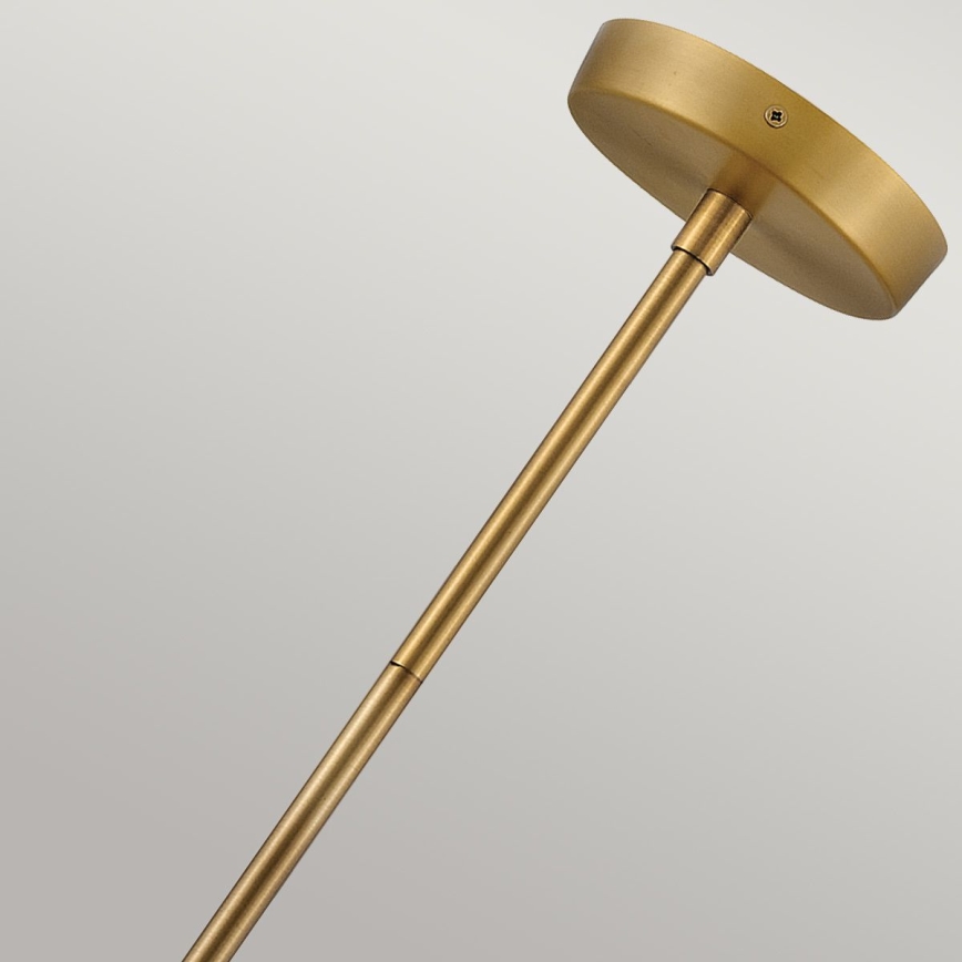 Hinkley - Lampadario a sospensione con supporto rigido CEDRIC 2xE27/60W/230V diametro 33 cm ottone