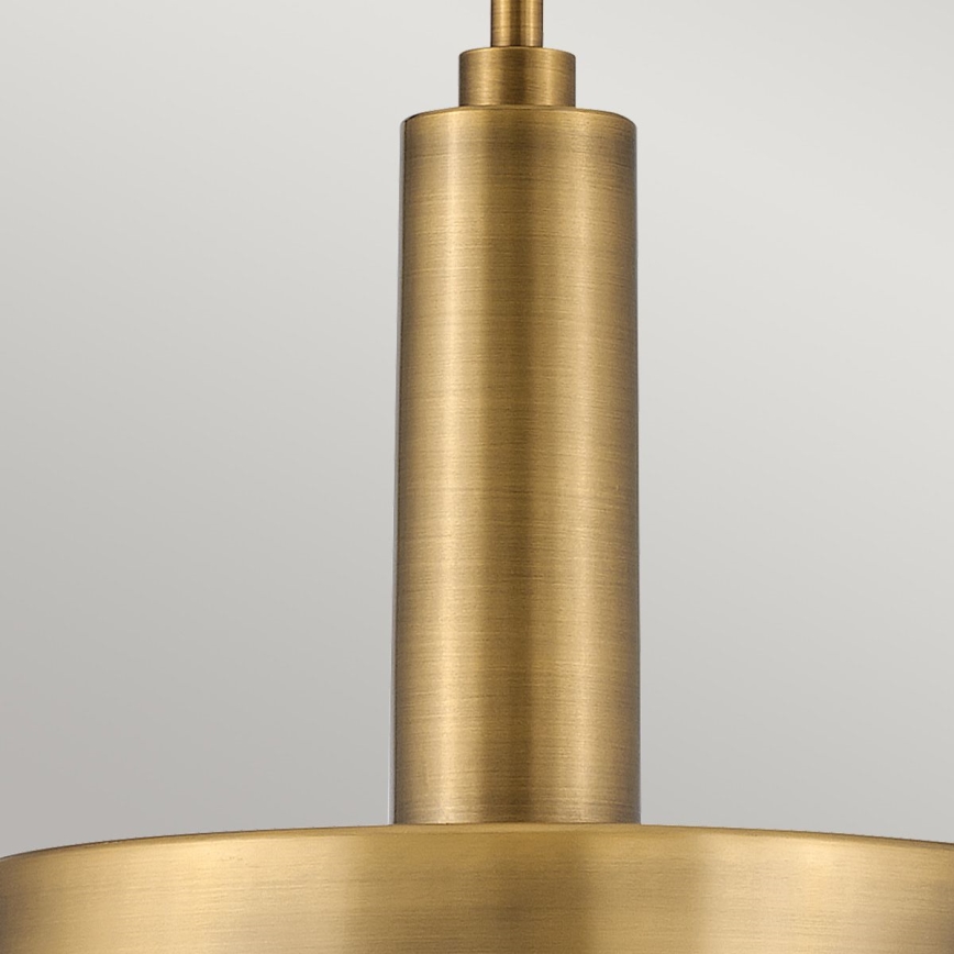 Hinkley - Lampadario a sospensione con supporto rigido CEDRIC 2xE27/60W/230V diametro 33 cm ottone