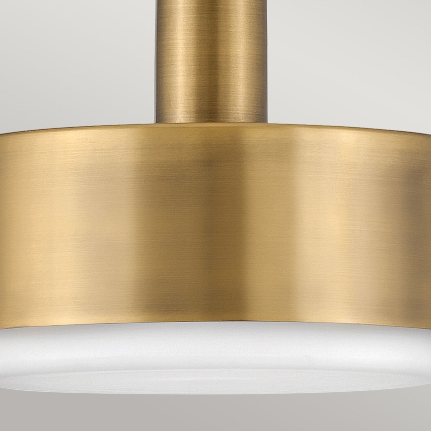 Hinkley - Lampadario a sospensione con supporto rigido CEDRIC 2xE27/60W/230V diametro 33 cm ottone