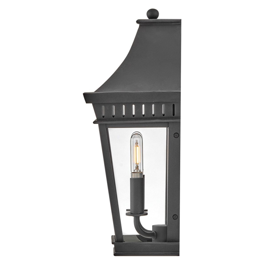 Hinkley - Outdoor-Wandleuchte CHAPEL HILL 2xE14/40W/230V IP44 schwarz