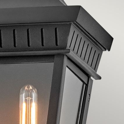Hinkley - Outdoor-Wandleuchte CHAPEL HILL 2xE14/40W/230V IP44 schwarz