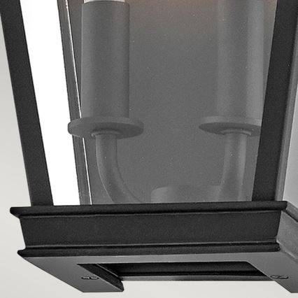 Hinkley - Outdoor-Wandleuchte CHAPEL HILL 2xE14/40W/230V IP44 schwarz